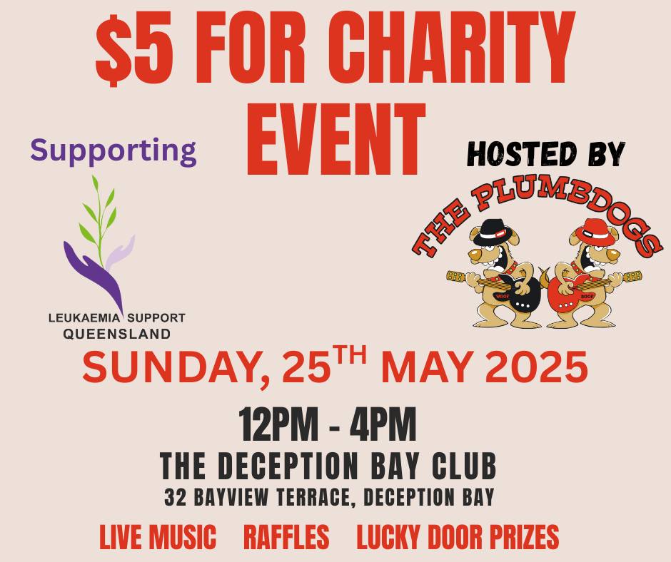 $5 For Charity - Leukaemia Support QLD